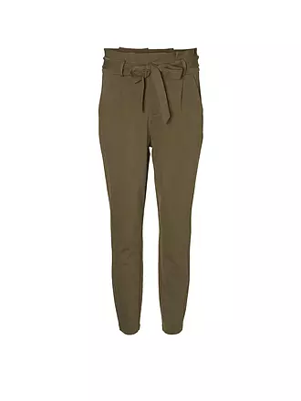 VERO MODA | Pantaloni a vita alta vestibilità ampia VMEVA | olive